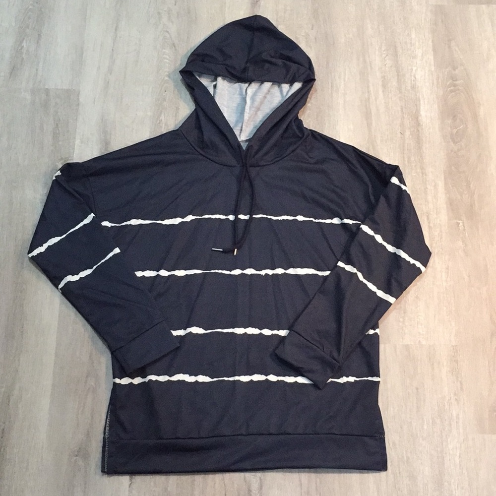 Hooded Long Sleeve Shirt size Large